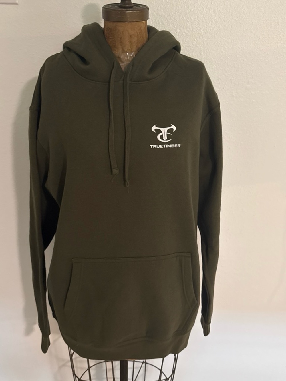 TrueTimber Men's Olive Green Pullover Hoodie
